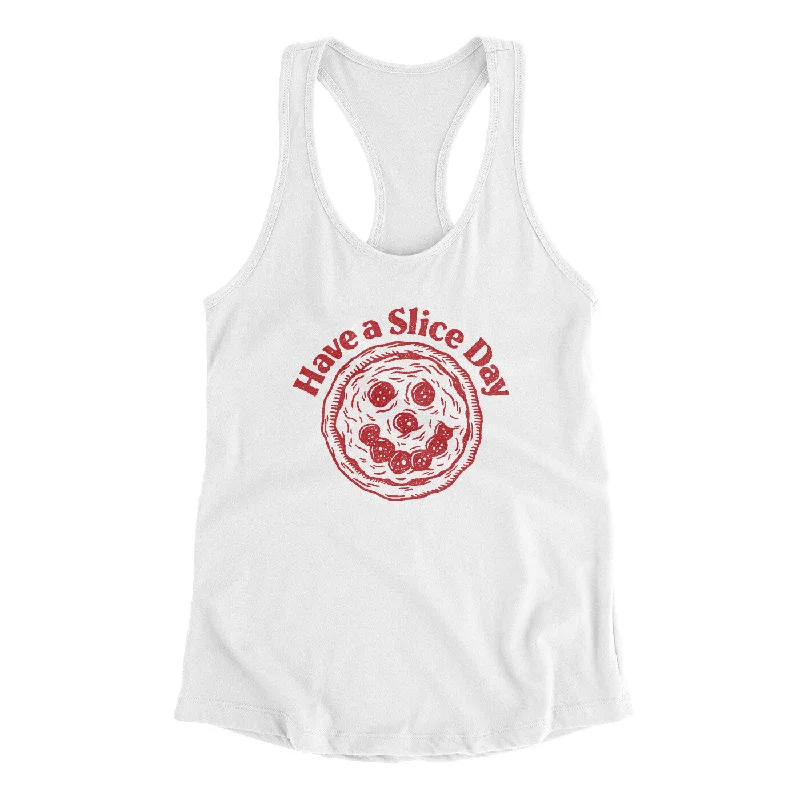 Have A Slice Day Women's Racerback Tank cutout tank top