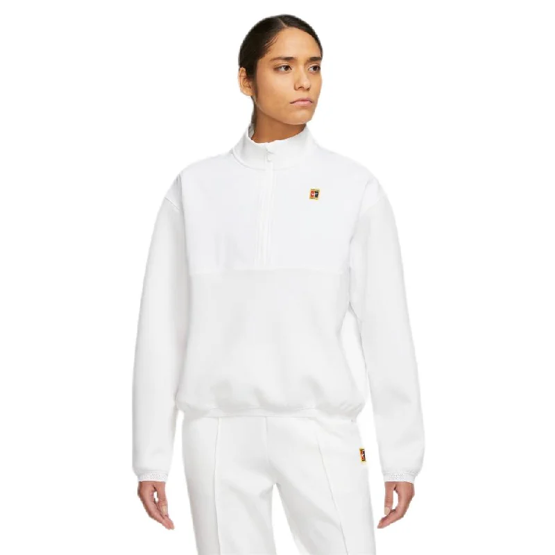 Nike Women's Court Dri-Fit Heritage Jacket (White) Satin Fabric Silk Fabric Chiffon Fabric Nike Women's Court Dri-Fit Heritage Jacket (White) Satin Fabric Silk Fabric Chiffon Fabric
