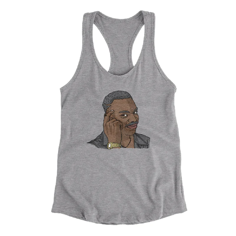 Roll Safe Meme Funny Women's Racerback Tank workout tank top