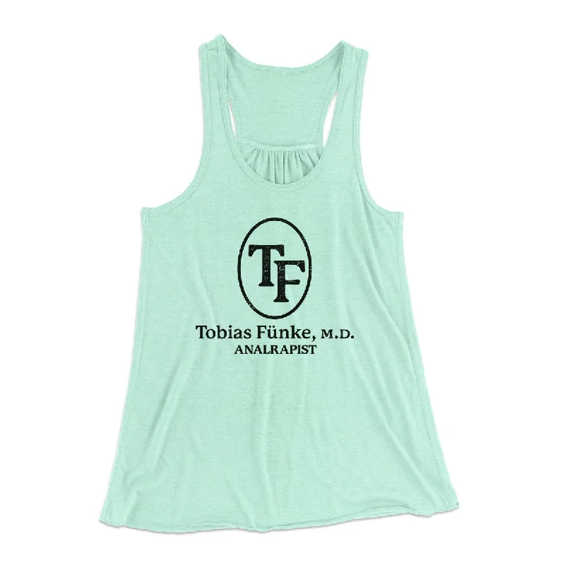 Tobias Fünke M.D. Analrapist Women's Flowey Tank Top breathable tank top