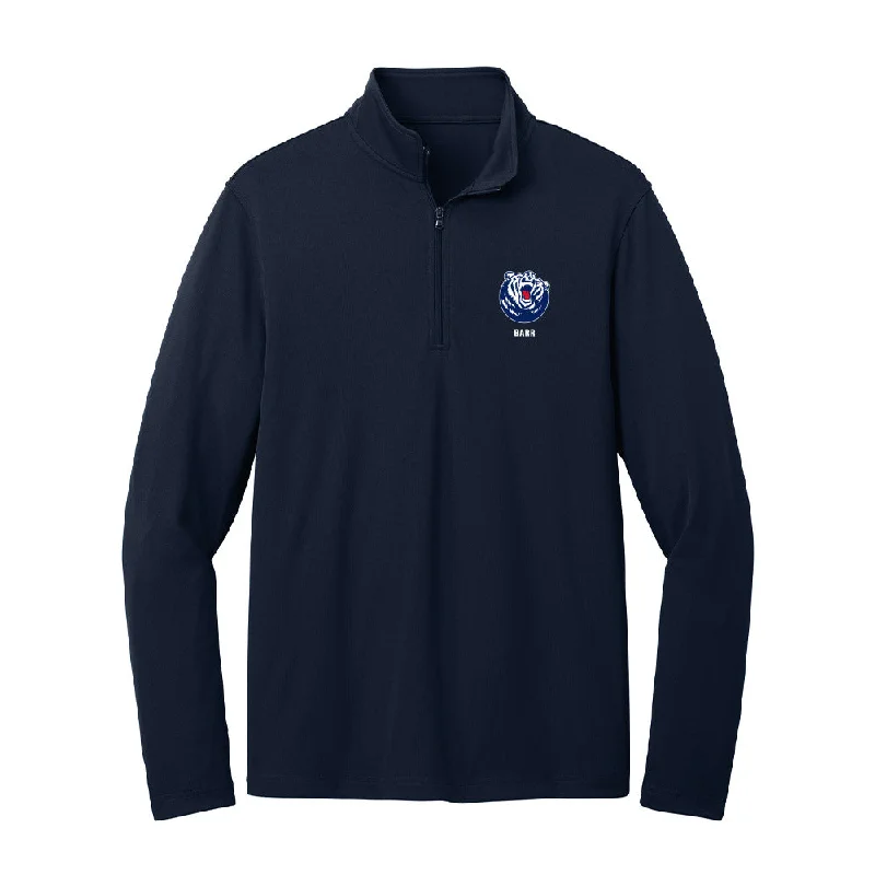 Belmont - NCAA Women's Track & Field : Anna Barr - Lightweight Quarter Zip Jacket Rayon Jacket Velvet Jacket Corduroy Jacket