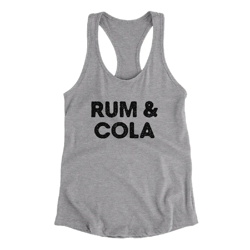 Rum And Cola Women's Racerback Tank basic tank top