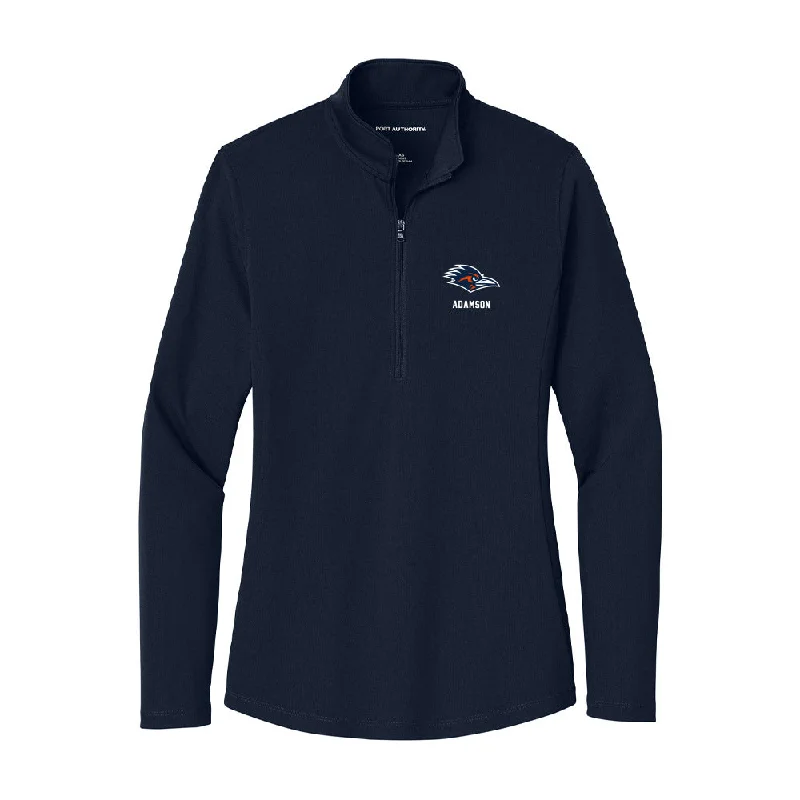 UTSA - NCAA Women's Track & Field : Oreoluwa Adamson - Women's Lightweight Quarter Zip Jacket Trench Coat Raincoat Waterproof Jacket