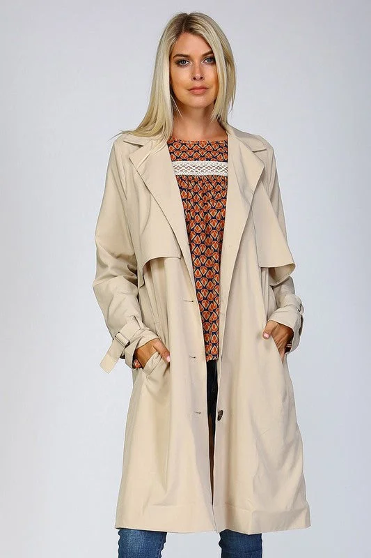 Single Breasted Trench Coat Blazer Duffle Coat Pea Coat