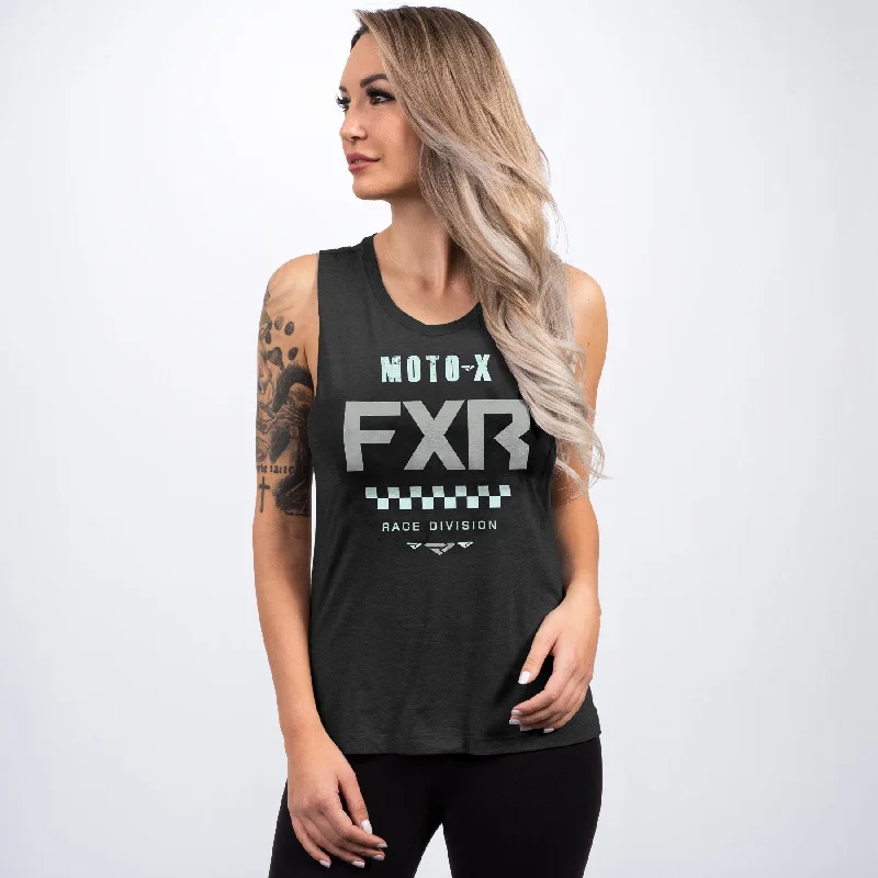 Women's Moto-X Muscle Tank bright tank top