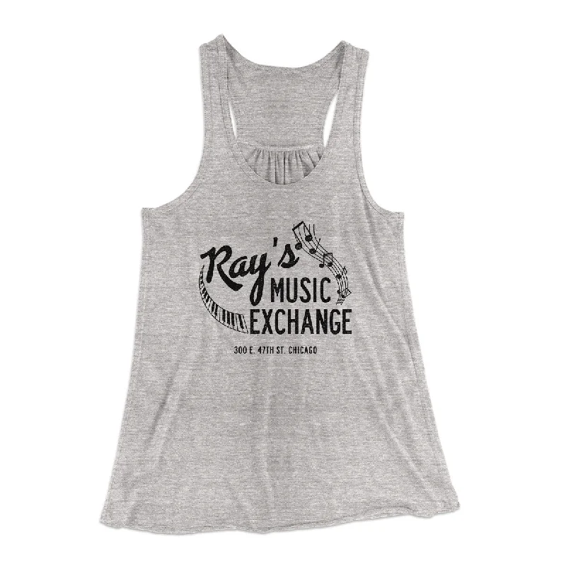Rays Music Exchange Women's Flowey Racerback Tank Top essential tank top