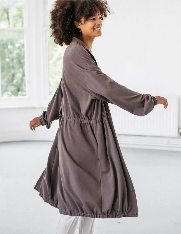 PDF Pattern - Utility Coat | The Makers Atelier Mesh Canvas Denim