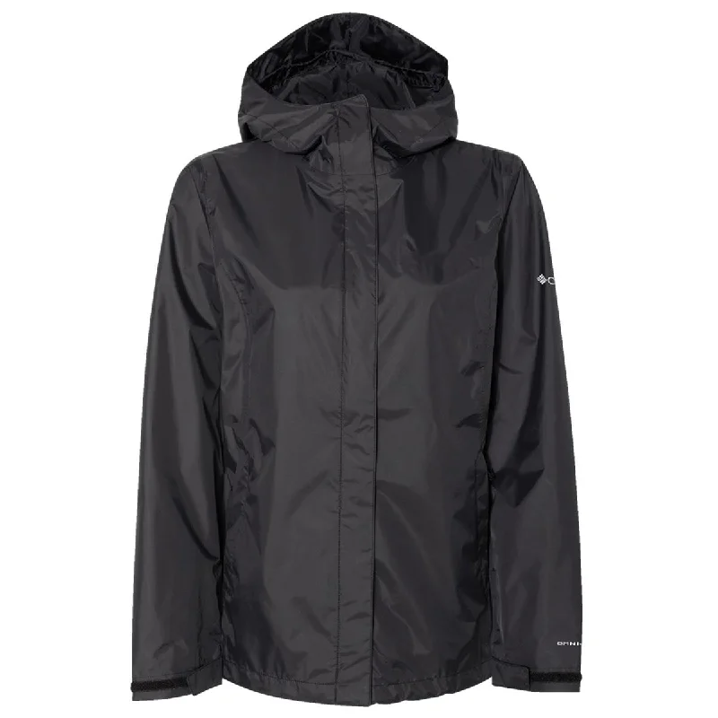 Columbia Women's Black Arcadia Jacket A-Line Jacket Boat Neck Shawl Collar