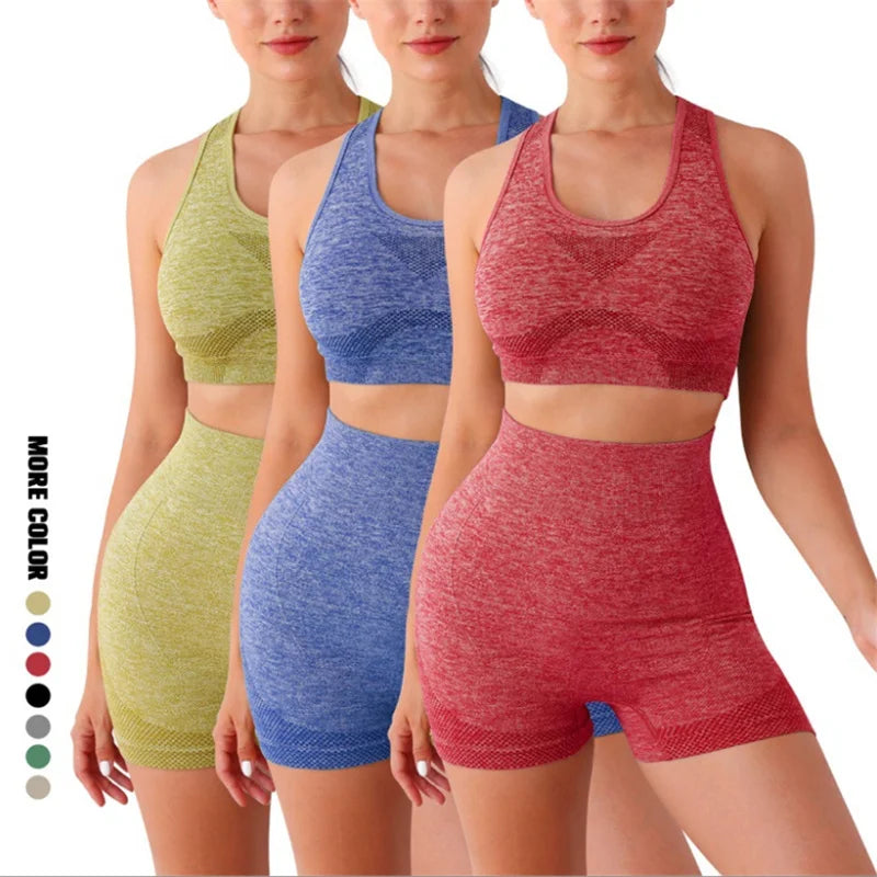 Everyday Yoga Tank & Shorts Set - 2pc high neck tank