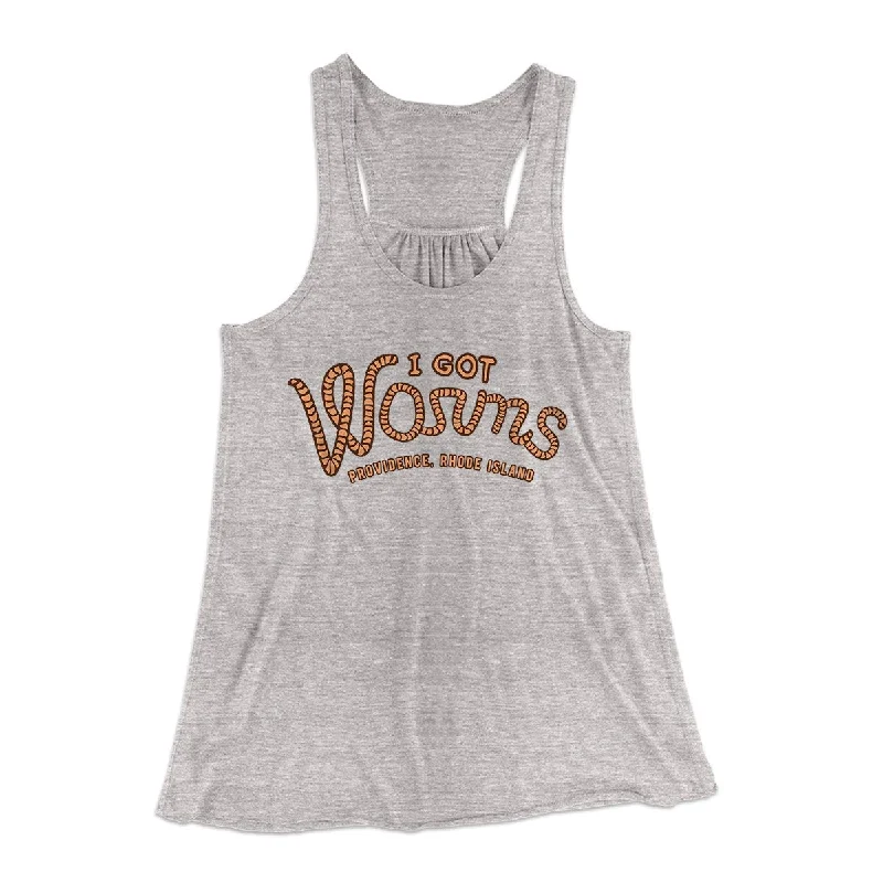 I Got Worms Women's Flowey Tank Top glitter tank top