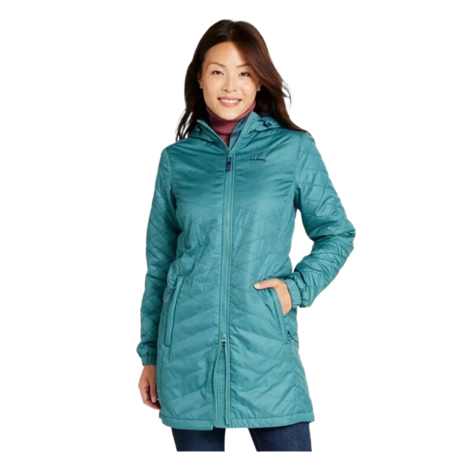 W's Fleece-Lined Primaloft Coat Cotton Linen Terry