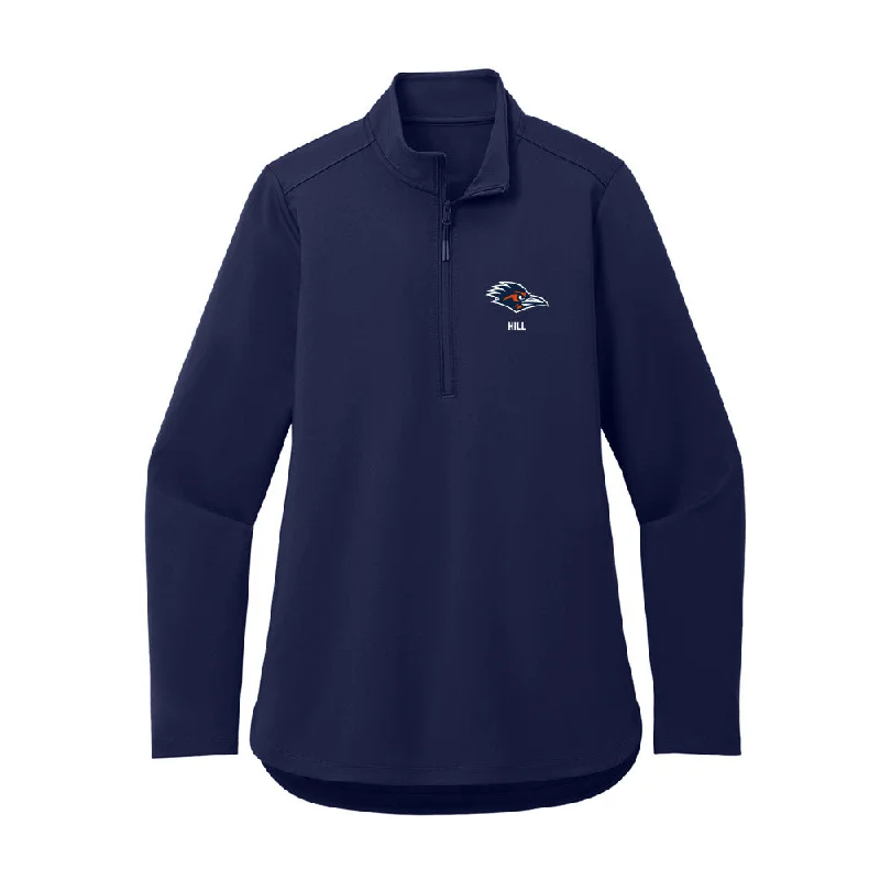 UTSA - NCAA Women's Track & Field : Kyla Hill - Women's Premium Quarter Zip Jacket Fleece Jacket Down Jacket Feather Jacket UTSA - NCAA Women's Track & Field : Kyla Hill - Women's Premium Quarter Zip Jacket Fleece Jacket Down Jacket Feather Jacket