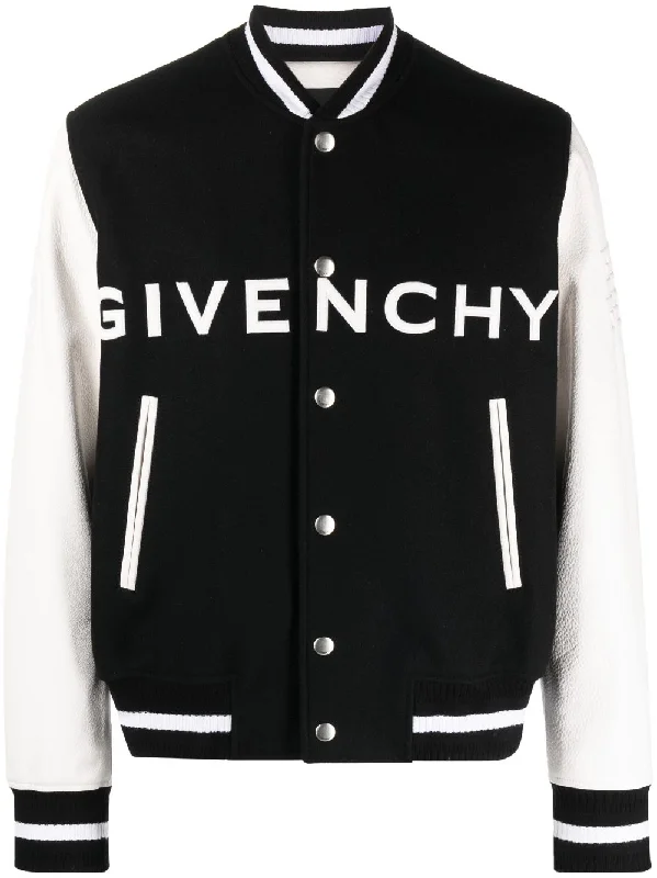 Givenchy Coats Black Buttoned Zippered Snapped