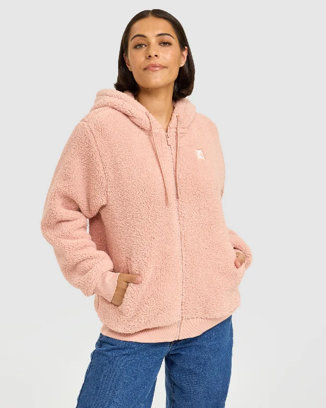 Women's Miranda Teddy Jacket Bomber Jacket Anorak Windbreaker