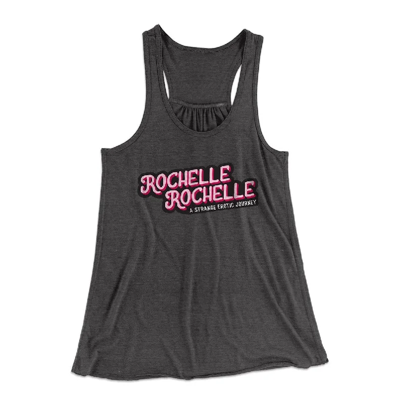 Rochelle, Rochelle Women's Flowey Tank Top black tank top