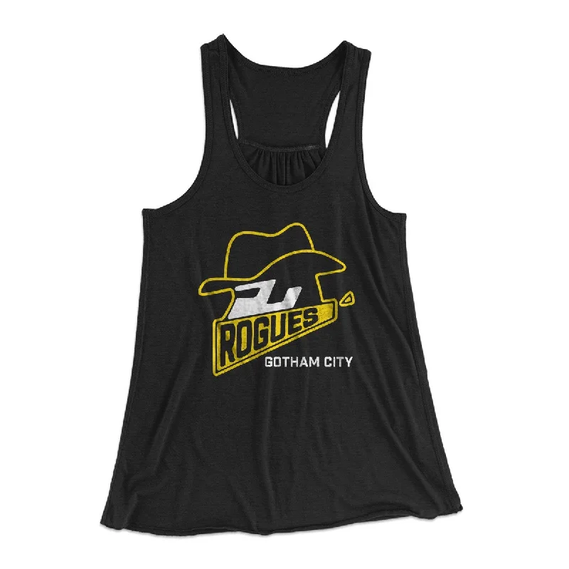 Gotham City Rogues Women's Flowey Tank Top vibrant tank top