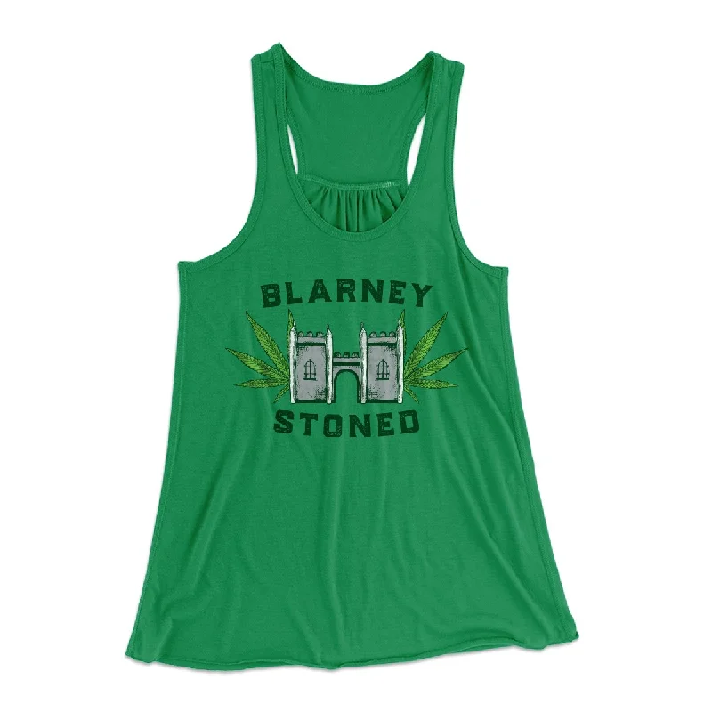 Blarney Stoned Women's Flowey Tank Top tie dye tank