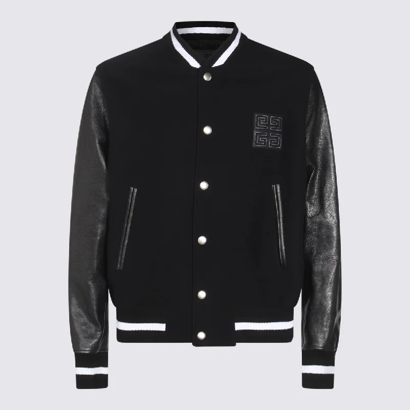 Givenchy Jackets Black Front Pockets Side Pockets Patch Pockets