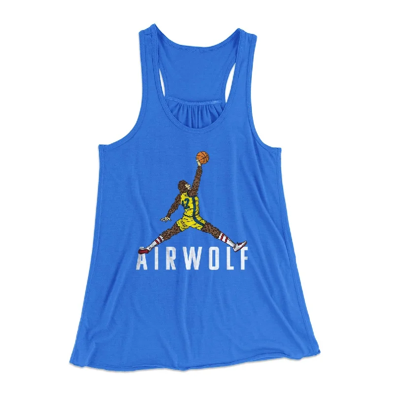 Air Wolf Women's Flowey Tank Top ivory tank top