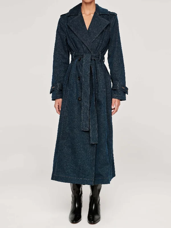 Trench Coat Dress in Cromer Down Puffer Quilted