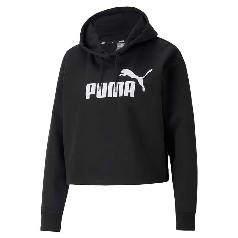 Puma - Women's Essentials Cropped Logo Hoodie (586869 01)