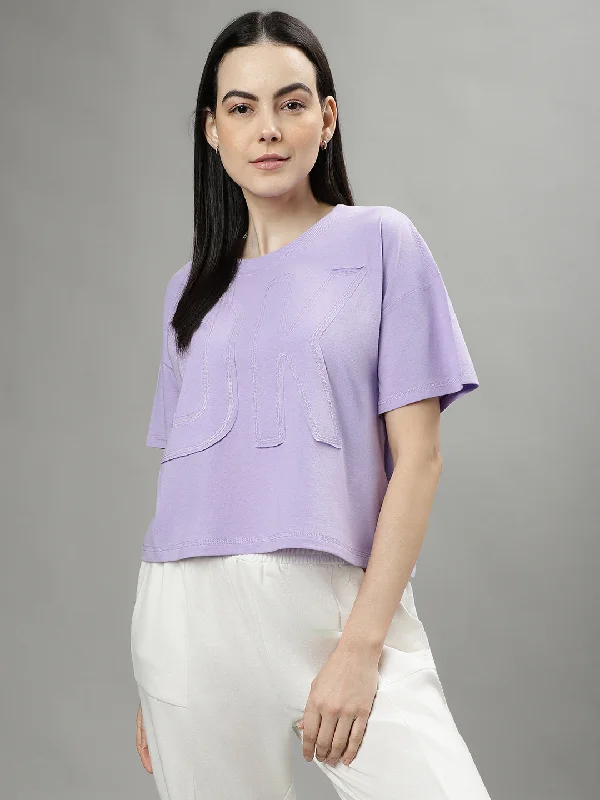 Dkny Purple Fashion Regular Fit Top