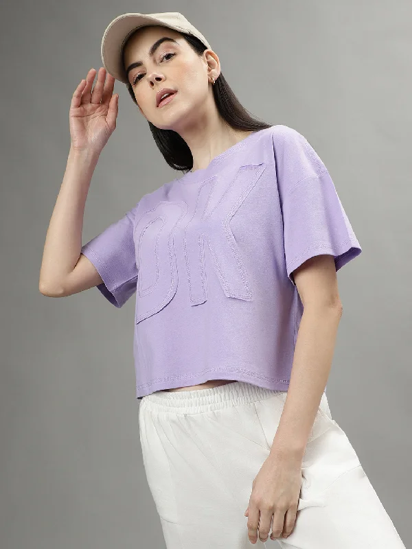 Dkny Purple Fashion Regular Fit Top