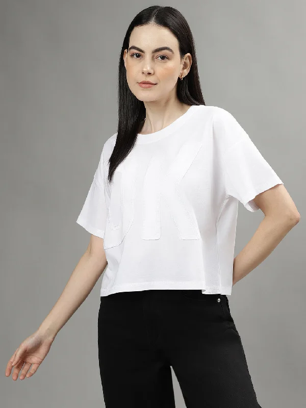 Dkny White Fashion Regular Fit Top