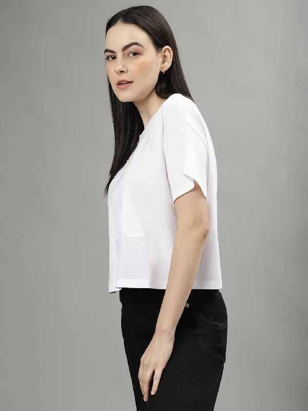 Dkny White Fashion Regular Fit Top