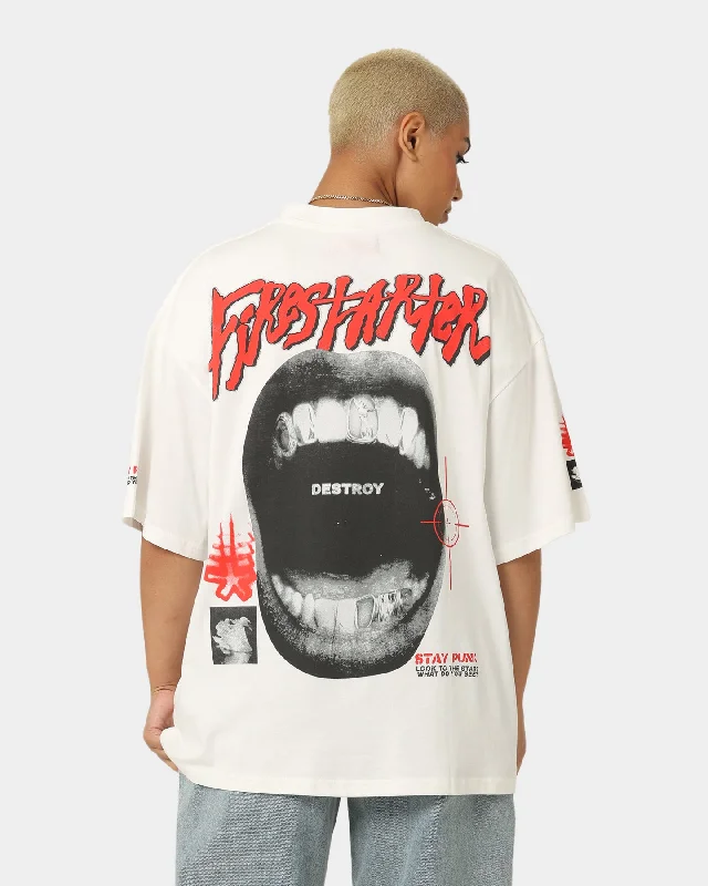 Loiter Firestarter Vintage T-Shirt Off White