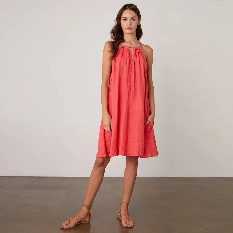 Dora Linen Dress (Flirt)