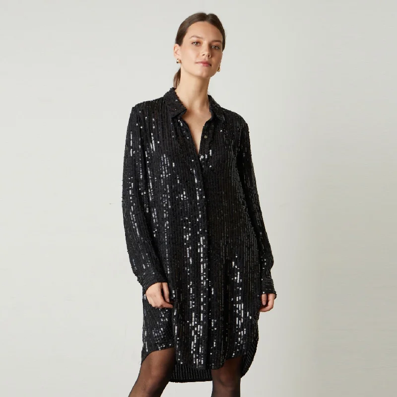DS Sequins Dress (Black)