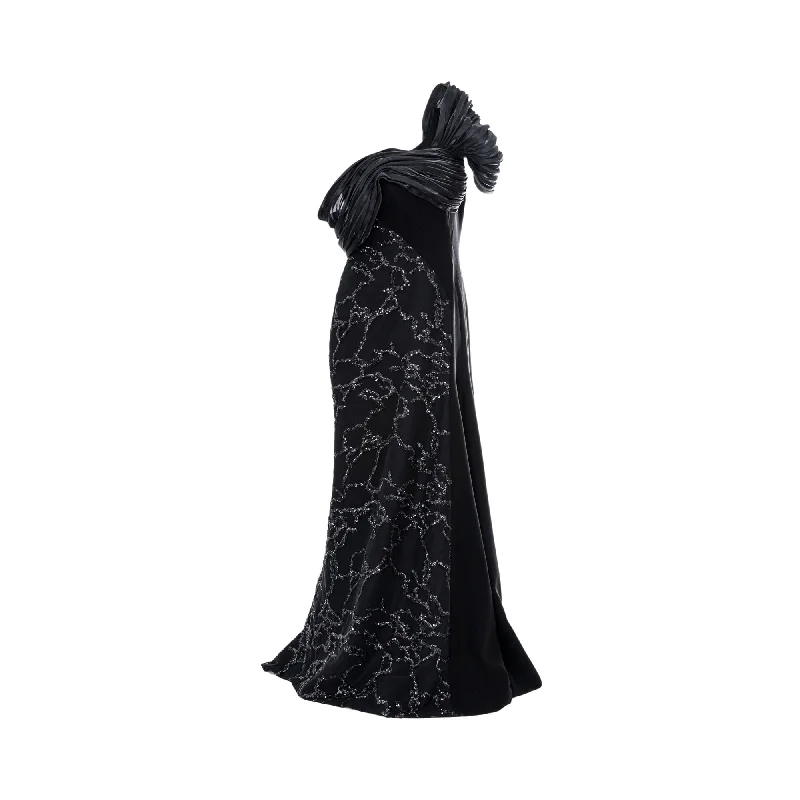 Gaby Charbachy Women's Long Black Dress