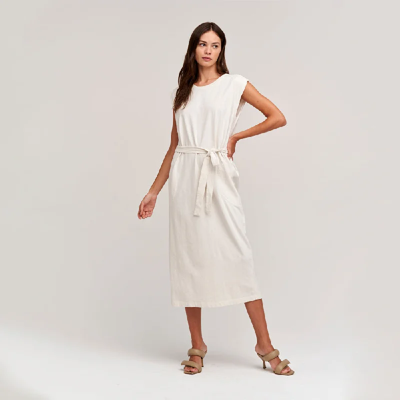 Kenny Light Structured Cotton Dress (Beach)