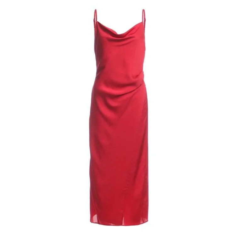 Maddy Slip Dress (Red)