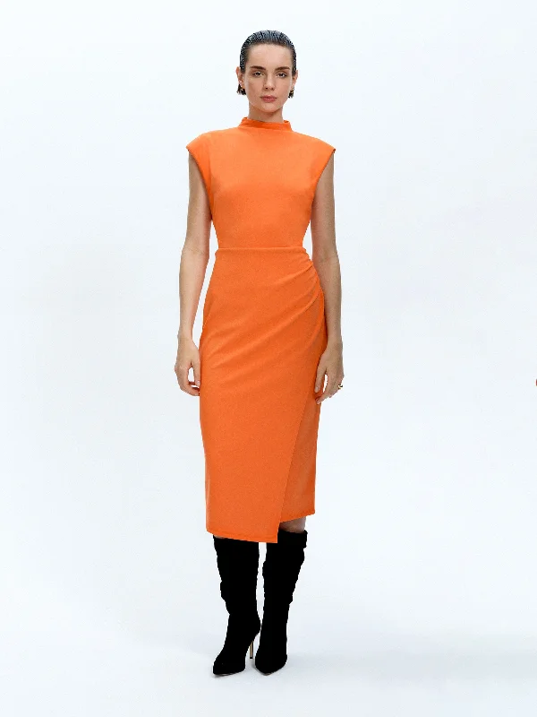 Textured Jersey Dress