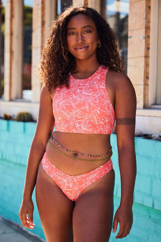 Camila Bikini Bottom - Crystal Cove Bikini with scalloped edges, Chic, Feminine, Trendy