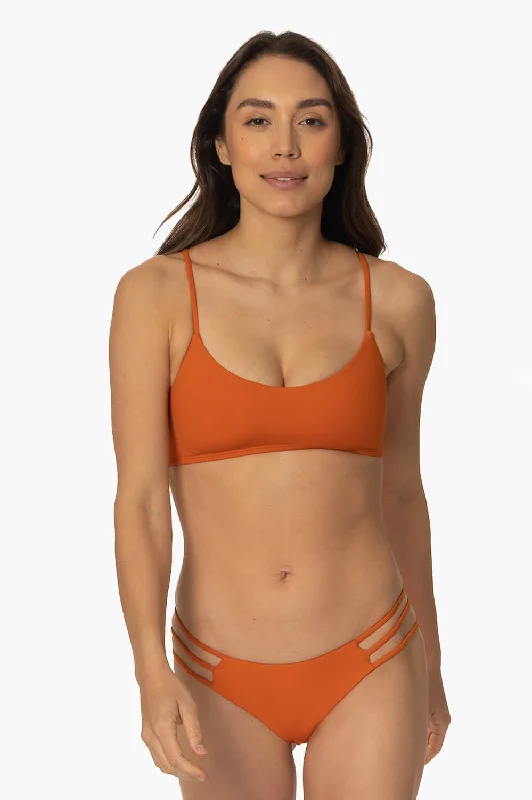 Cloud Break Bikini Bottom - Ginger Sporty two-piece, Athletic, Comfortable, Trendy