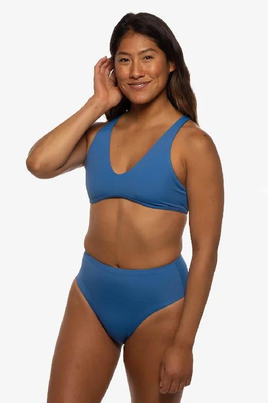 Natia Bikini Bottom - Azul Bandeau top bikini, Strapless, Sexy, Comfortable