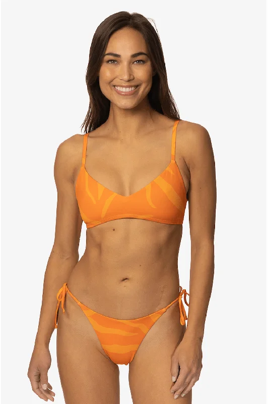 Salina Bikini Bottom - Pyramid Floral high-waisted bikini, Feminine, Retro, Comfortable