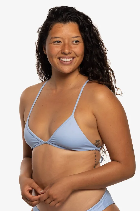 Lily Bikini Top - Sky Sporty bikini top, Comfortable, Athletic, Trendy