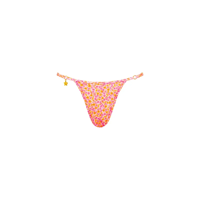 Charm Adjustable Micro Thong Bikini Bottom - Sherbet Shimmer Low-back bikini, Sexy, Comfortable, Trendy Charm Adjustable Micro Thong Bikini Bottom - Sherbet Shimmer Low-back bikini, Sexy, Comfortable, Trendy