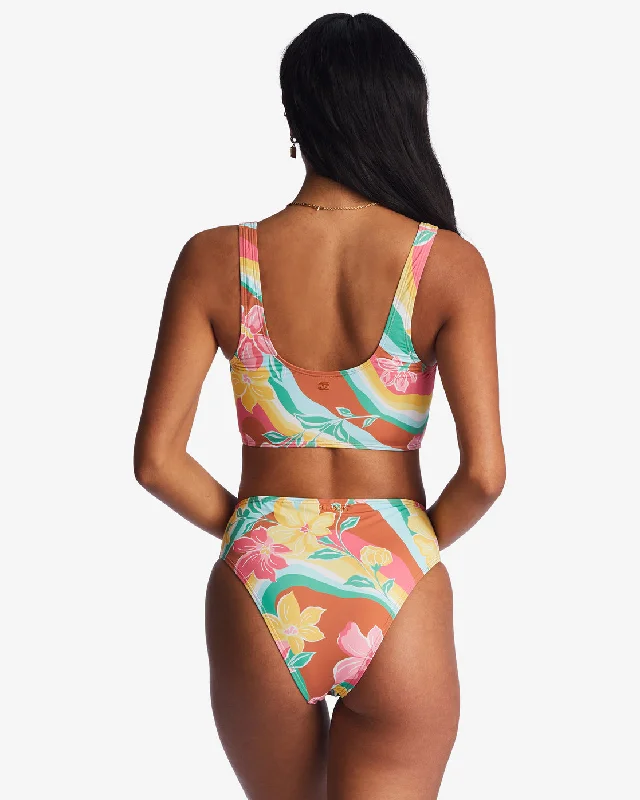 Chasin Sunbeams Rise Bikini Bottoms - Multi Peplum bikini, Fun design, Chic, Comfortable
