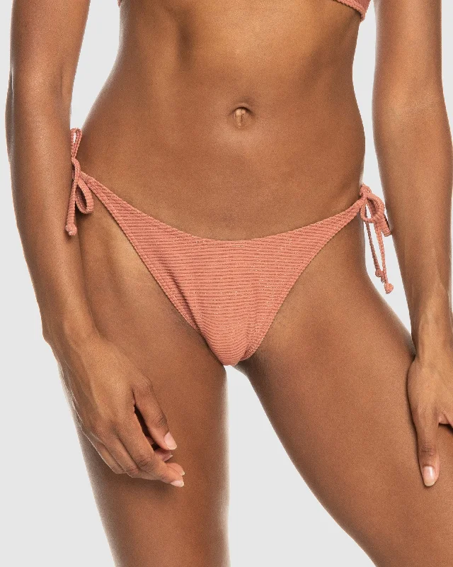 Womens Coconut Crew Ts Hl Cheeky Bikini Bottom Bikini with lace-up front, Sexy, Trendy, Comfortable
