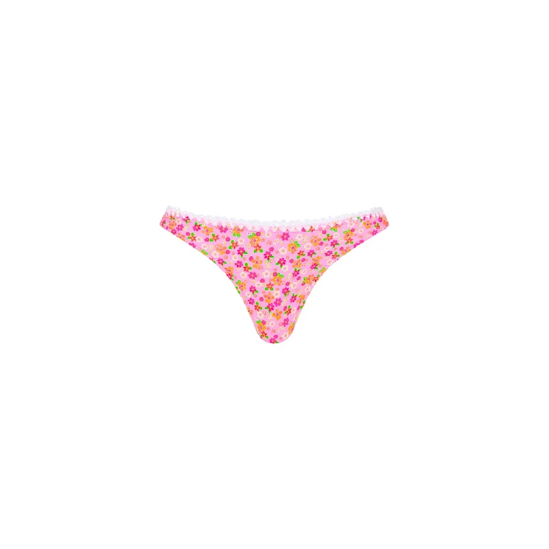 Crochet Cheeky Bikini Bottom - Frangipani Fever Full-coverage bikini, Modest, Comfortable, Sexy