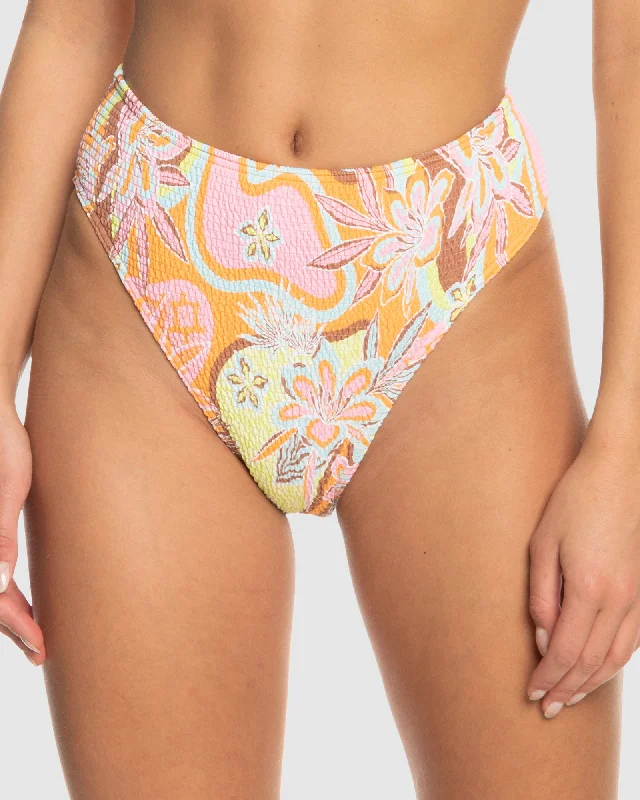 Womens Floraldelic Smock Mw Moderate Bikini Bottom Beaded bikini, Glamorous, Sexy, Trendy