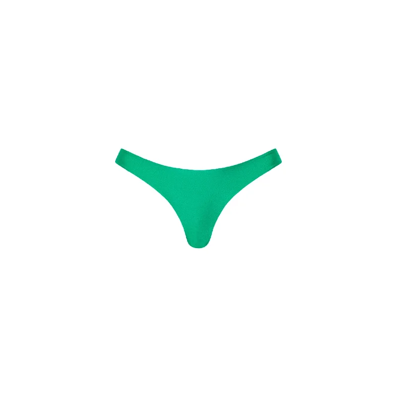 Minimal Full Coverage Bikini Bottom - Jungle Jewel High-rise bikini, Retro style, Comfortable, Sexy