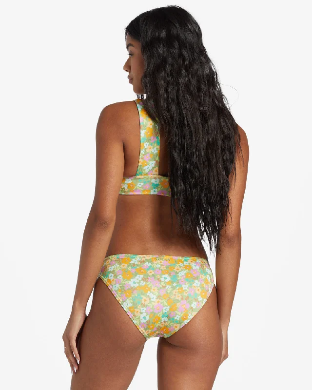 On The Bright Side Lowrider Bikini Bottoms - Palm Green Off-the-shoulder bikini, Sexy, Elegant, Trendy