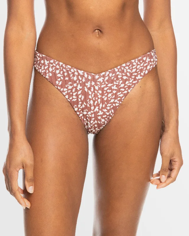 Womens Pt Rib Roxy Love The Sunseeker Bikini Bottom Bikini with straps, Adjustable, Comfortable, Trendy