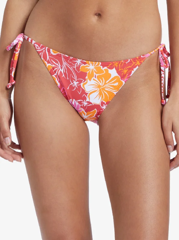 Sea Spray Tie Side Bikini Bottoms - Hilo Hibiscus Printed bikini, Fun designs, Trendy, Stylish